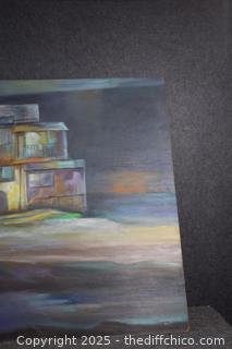 Vintage Chico State Art Class-48in x 36in