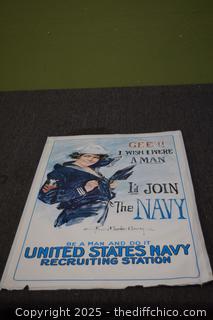 US Navy Poster-24in x 36in