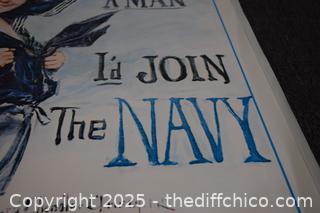 US Navy Poster-24in x 36in