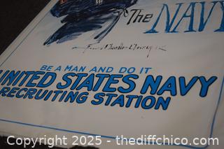 US Navy Poster-24in x 36in