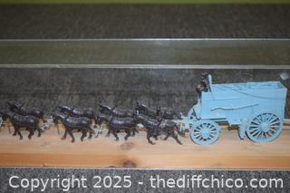 Vintage Mule Train-40in x 4in x 5in