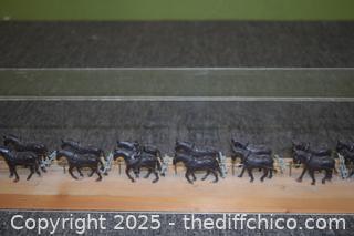 Vintage Mule Train-40in x 4in x 5in