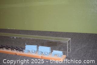 Vintage Mule Train-40in x 4in x 5in