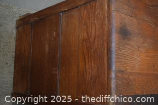 Vintage Wood Cabinet-36in x 19in x 28in