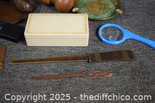 Mixed Copper, Wood and More Lot