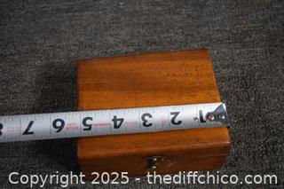 Wood Box w/Scale Weights