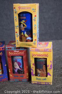 9 Disney Collectible Glasses