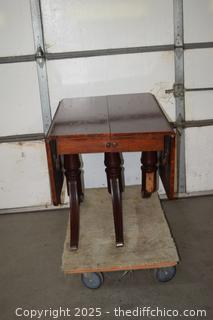 Mahogany Drop Leaf Table Project-more info below