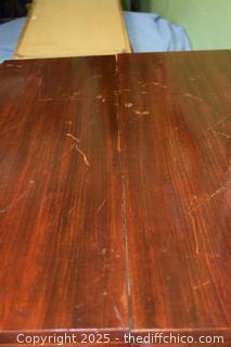 Mahogany Drop Leaf Table Project-more info below