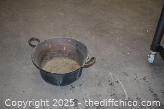 Heavy Metal Tub-18in dia x 8in deep