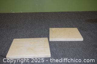 2 Pieces of 10 3/4in Square Tiles