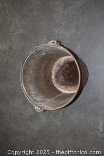 Metal Bucket - 11 1/2in dia x 12in