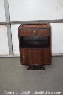 Vintage Night Stand-no marble top-18in x 15in x 25in