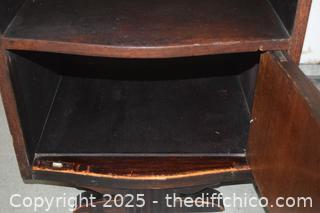 Vintage Night Stand-no marble top-18in x 15in x 25in