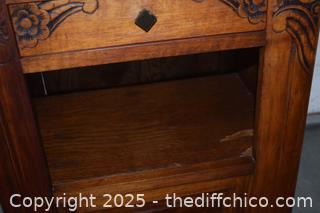Vintage Night Stand-no top-19in x 13in x 27in