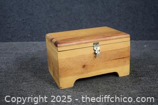 Wood Jewelry Box-10in x 6in x 6in