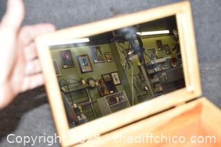 Wood Jewelry Box-10in x 6in x 6in
