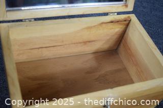 Wood Jewelry Box-10in x 6in x 6in