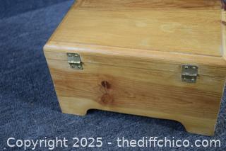 Wood Jewelry Box-10in x 6in x 6in