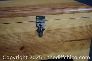 Wood Jewelry Box-10in x 6in x 6in
