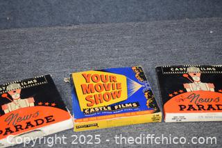 3 Vintage 16mm Film Moview