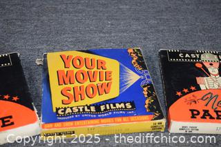 3 Vintage 16mm Film Moview