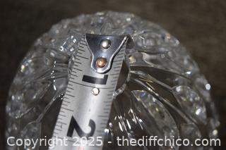 4 Crystal Lamp Shades from Slovenia 