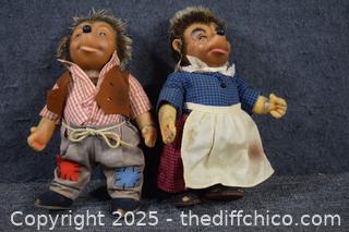 Vintage German Mecki Hedgehogs