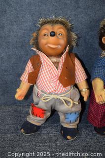 Vintage German Mecki Hedgehogs