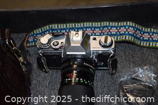 Canon AE1 Camera plus Accessories 