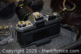 Canon AE1 Camera plus Accessories 