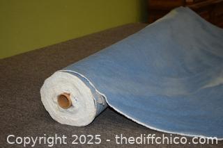 Large Roll of Denim Material 62in wide