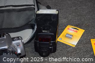 Canon EOS Rebel 7i plus camera backpack