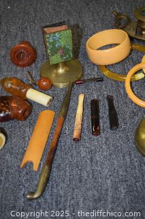 Vintage Smoking Tools, Brass and More