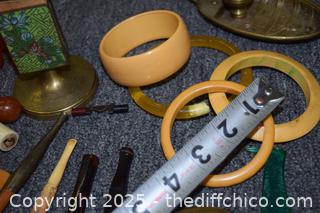 Vintage Smoking Tools, Brass and More