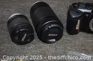 Nikon AF N4004 Camera, Lens and More