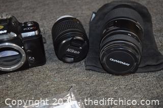 Nikon AF N4004 Camera, Lens and More
