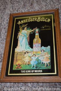 Busch Beer Mirror -9 1/4in x 13 1/4in