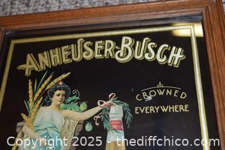 Busch Beer Mirror -9 1/4in x 13 1/4in