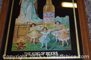 Busch Beer Mirror -9 1/4in x 13 1/4in