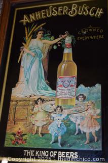 Busch Beer Mirror -9 1/4in x 13 1/4in