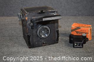 Vintage Ensign Special Reflex Camera and more