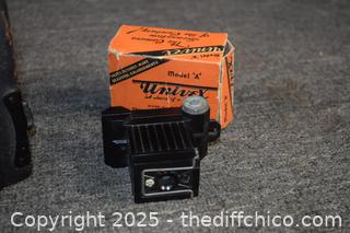 Vintage Ensign Special Reflex Camera and more