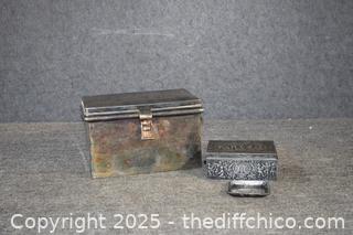 2 Metal Boxes
