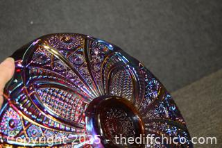 Vintage Iridescent Platter