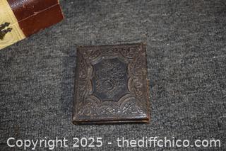 Vintage Pipe Box plus Framed Picture