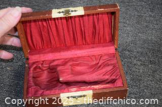 Vintage Pipe Box plus Framed Picture