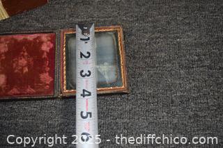 Vintage Pipe Box plus Framed Picture