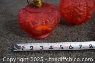 Red Glass Lamp