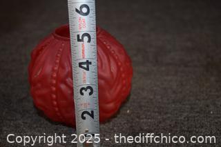 Red Glass Lamp